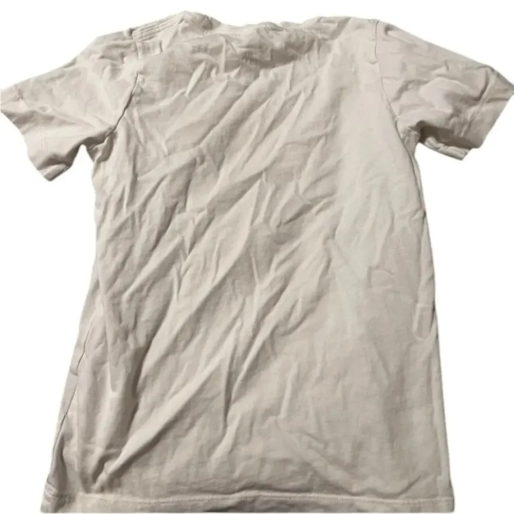 Nike White Logo Cotton T-Shirt - Youth Small